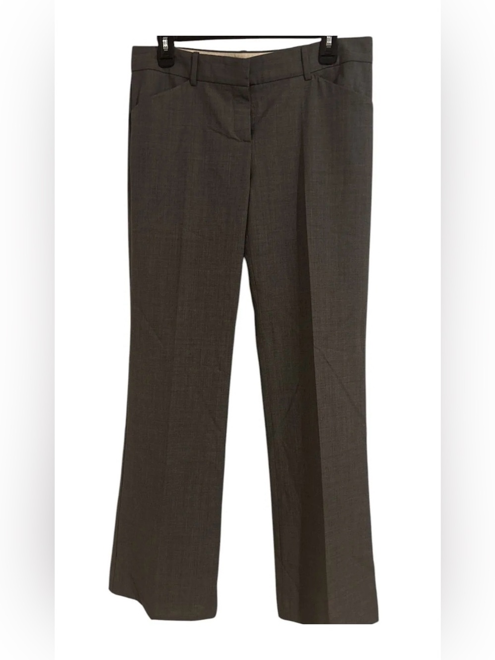 Theory Women's Brown Wool Blend Dress Pants